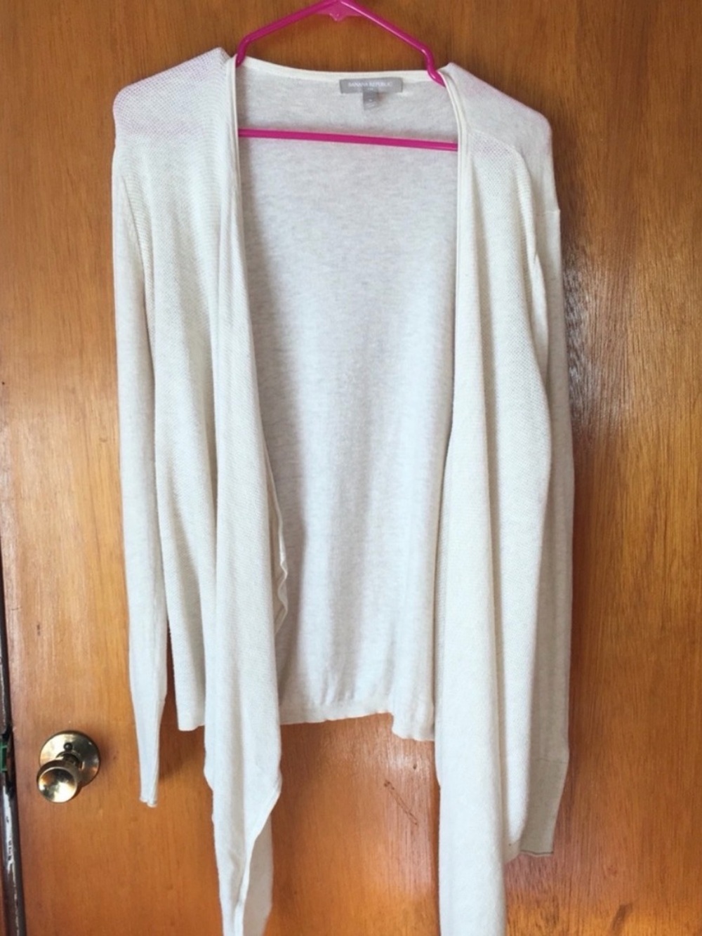 Banana Republic Cream Open-Front Women's Cardigan